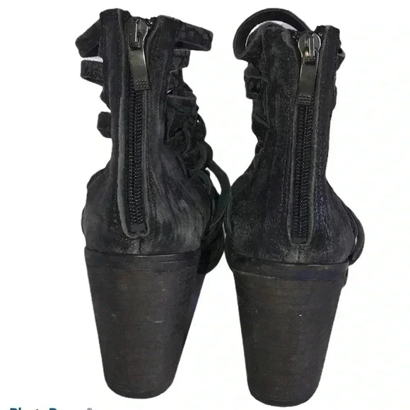 Free People Carrera Braided Woven Booties Size 6 - Picture 3 of 8